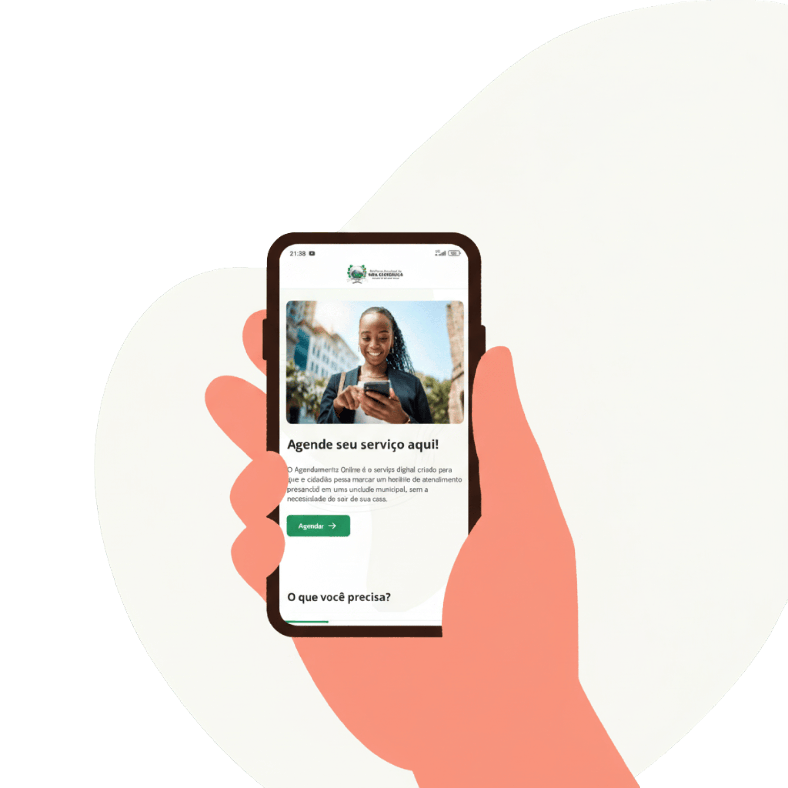 Dispositivo móvel com o aplicativo